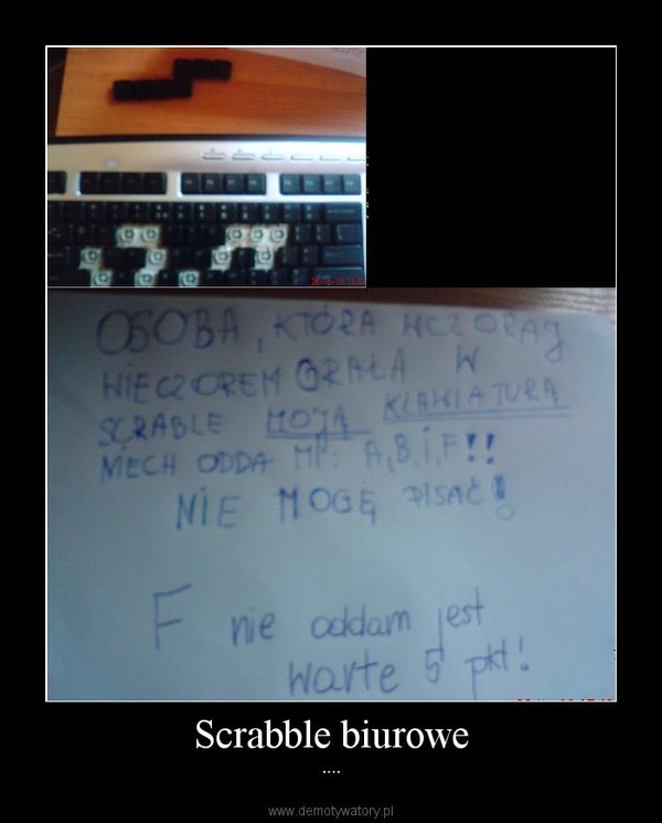 Scrabble biurowe – .... 