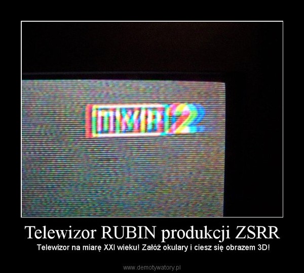 Telewizor RUBIN produkcji ZSRR