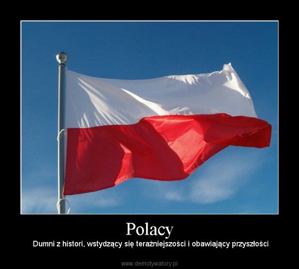Polacy – Dumni z histori, wstydzący się teraźniejszości i obawiający przyszłości 