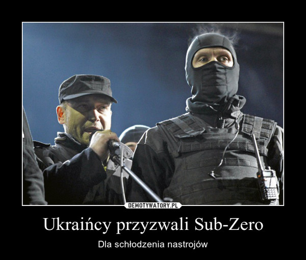 Ukraińcy przyzwali Sub-Zero