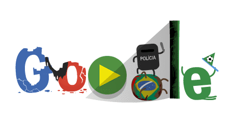 Prawdziwe logo Google – MŚ w Brazylii 2014  niechcący wyciekło na światło dzienne 