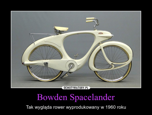Bowden Spacelander – Tak wygląda rower wyprodukowany w 1960 roku 