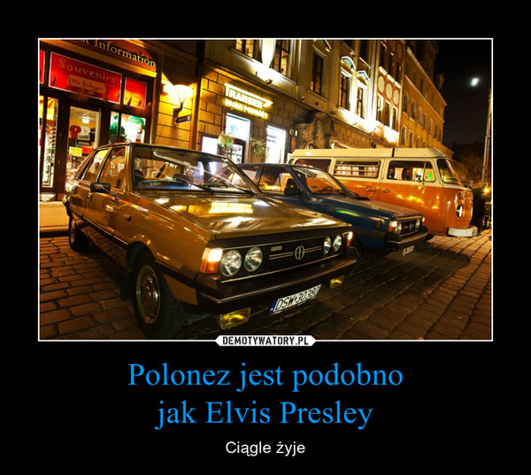 Polonez jest podobnojak Elvis Presley – Ciągle żyje 