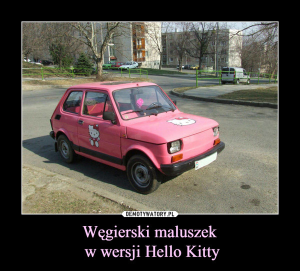 Węgierski maluszek w wersji Hello Kitty –  