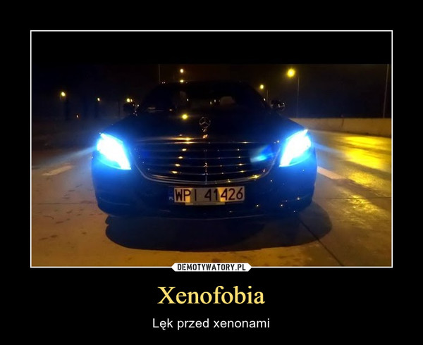 Xenofobia – Lęk przed xenonami 