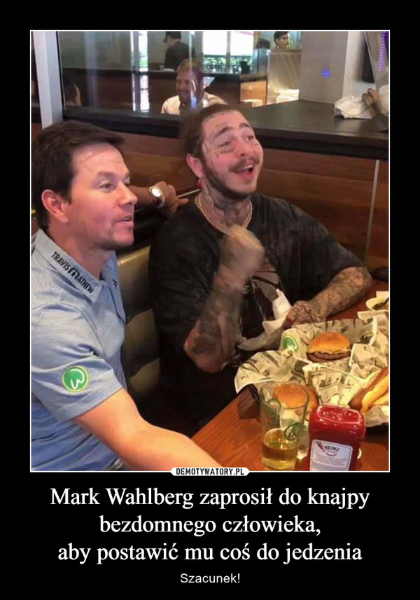 Mark Wahlberg zaprosił do knajpybezdomnego człowieka,aby postawić mu coś do jedzenia – Szacunek! 