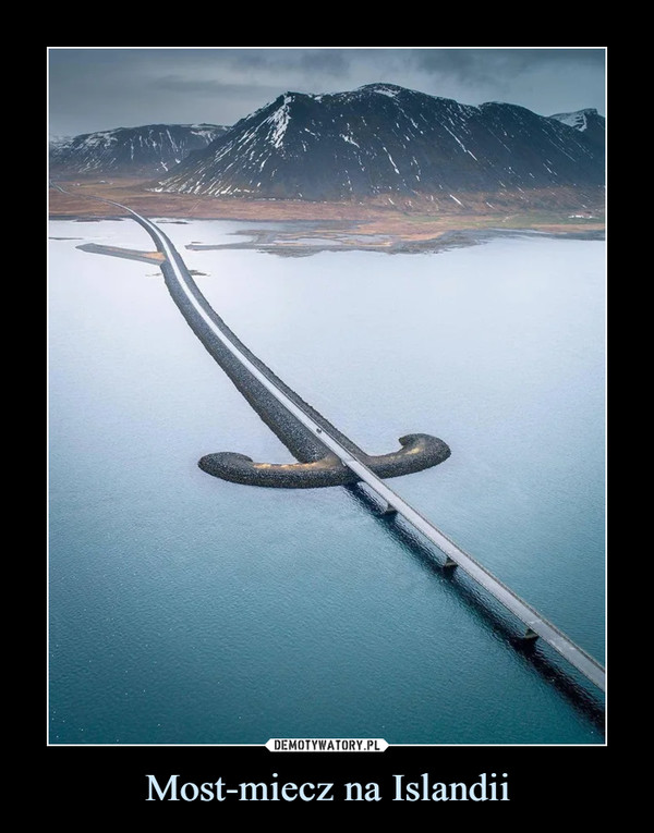 Most-miecz na Islandii –  