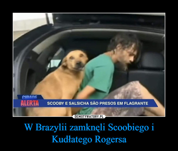 W Brazylii zamknęli Scoobiego i Kudłatego Rogersa –  