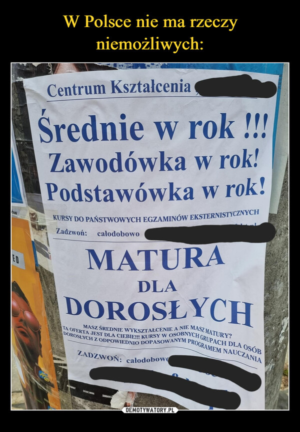 W Polsce nie ma rzeczy niemożliwych: