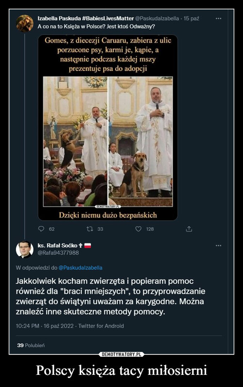 Polscy księża tacy miłosierni