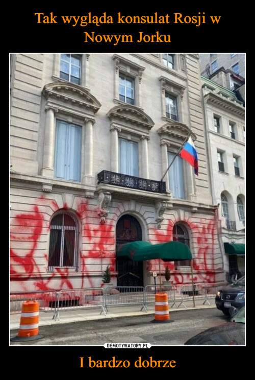 Tak wygląda konsulat Rosji w Nowym Jorku I bardzo dobrze