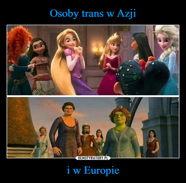 Osoby trans w Azji i w Europie