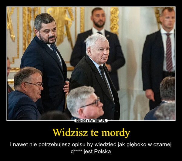 Widzisz te mordy – i nawet nie potrzebujesz opisu by wiedzieć jak głęboko w czarnej d**** jest Polska 