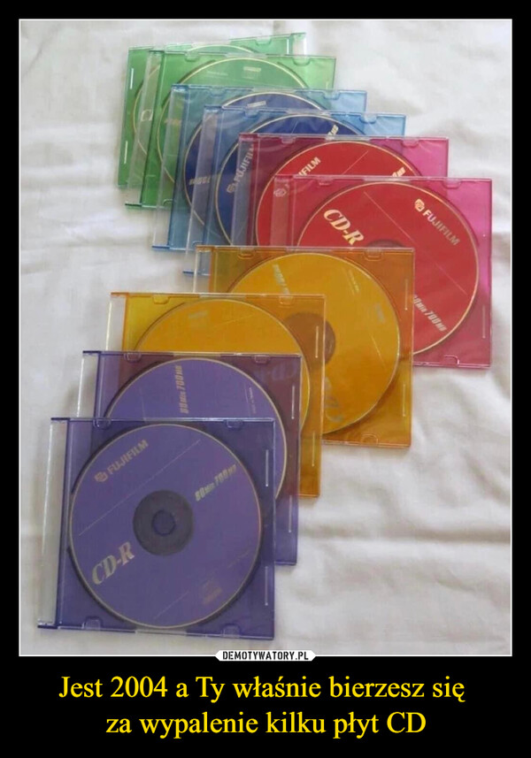 Jest 2004 a Ty właśnie bierzesz się 
za wypalenie kilku płyt CD